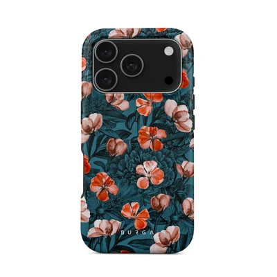 BURGA iPhone 17 Pro No Rain No Flower Premium Case Compatible with Hybrid Dual-Layer Hard Shell + Silicone Protection - Scratch-Resistant Shockproof Mobile Cover