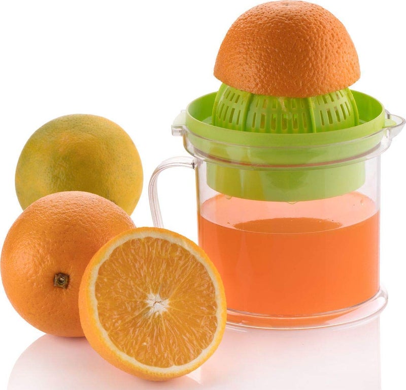 FINSTER Juicer Machine Hand Press Manual Orange Juice Maker for Baby Citrus Fruit Mosambi Jucer Sweet Lime all Fruits Mixer Mausambi Juser Squeezer Extractor Handy Plastic Wali Anar Masin - Image 1
