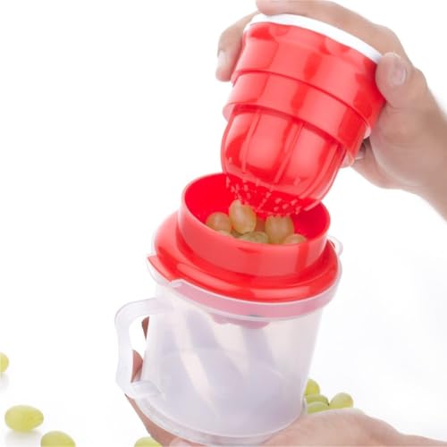 FINSTER Juicer Machine Hand Press Manual Orange Juice Maker for Baby Citrus Fruit Mosambi Jucer Sweet Lime all Fruits Mixer Mausambi Juser Squeezer Extractor Handy Plastic Wali Anar Masin - Image 3