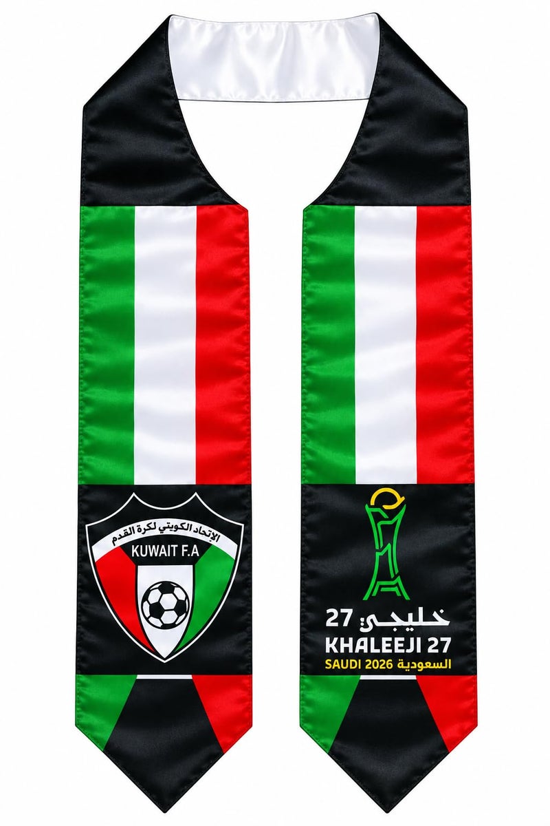 Kuwait FA Khaleeji 27 Football Scarf 2026 - Image 1