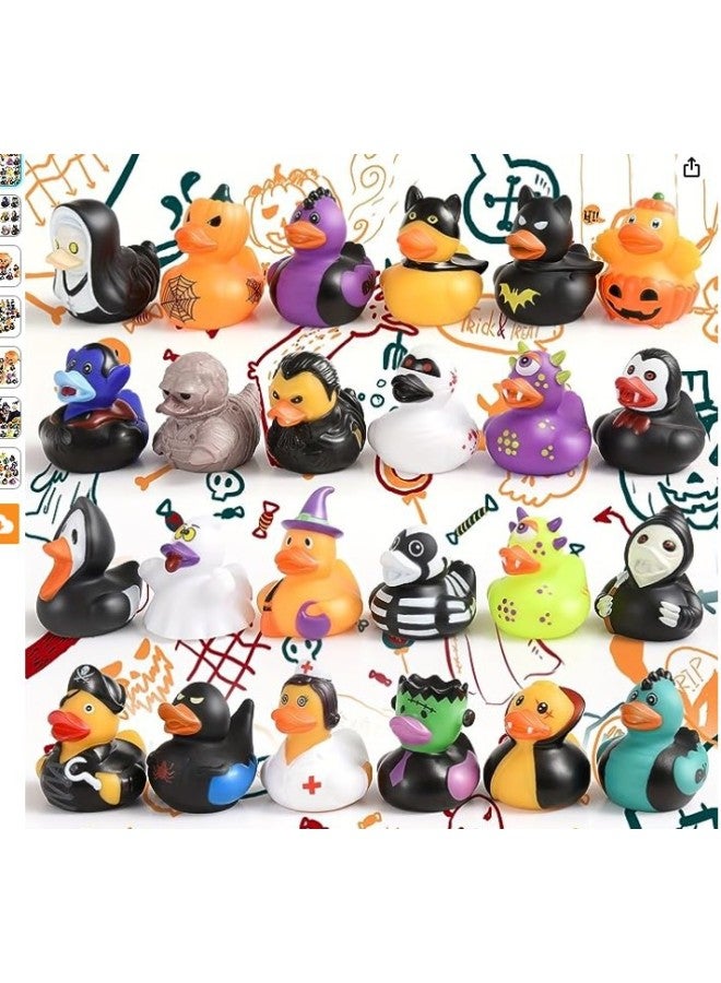 Loquat 6cm Enamel  Duck Party Favors Water-floating Squeezable Quacking Toy Ducks Ornaments For Gifts Decorations-Color:Random 30/bag - Image 2
