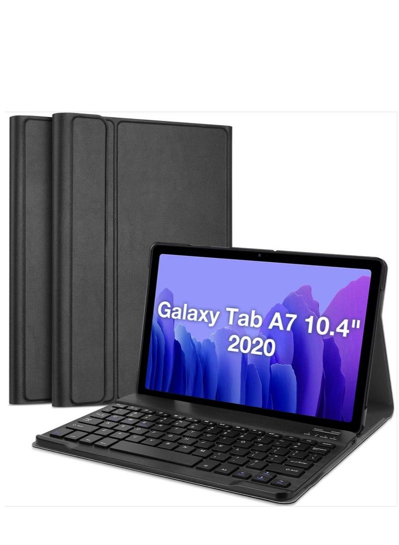 KASTWAVE Detachable Slim Wireless Resistant Proof Keyboard Case for Samsung Galaxy Tab A7 10.4 Inch  - Image 1