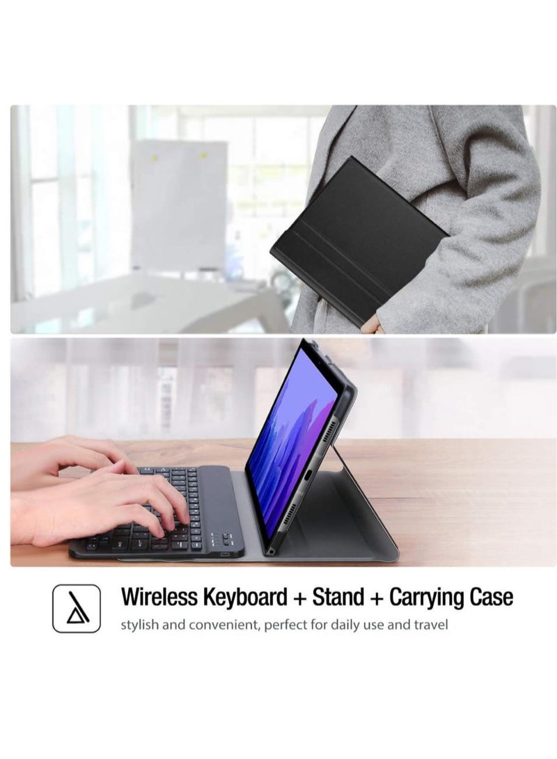 KASTWAVE Detachable Slim Wireless Resistant Proof Keyboard Case for Samsung Galaxy Tab A7 10.4 Inch  - Image 5