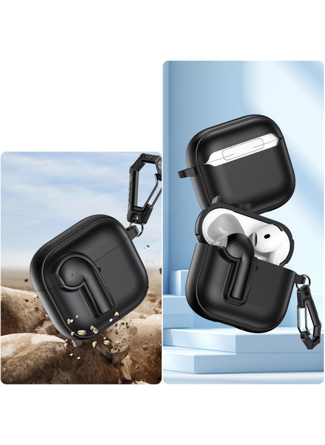 Generic - Suitable For Apple Airpods 4 Protective Case With Lock Switch Creative Headset Bluetooth Case Pro2 Soft Drop-proof Case-Color:White Yellow-Applicable Models:Airpods Pro - Image 1