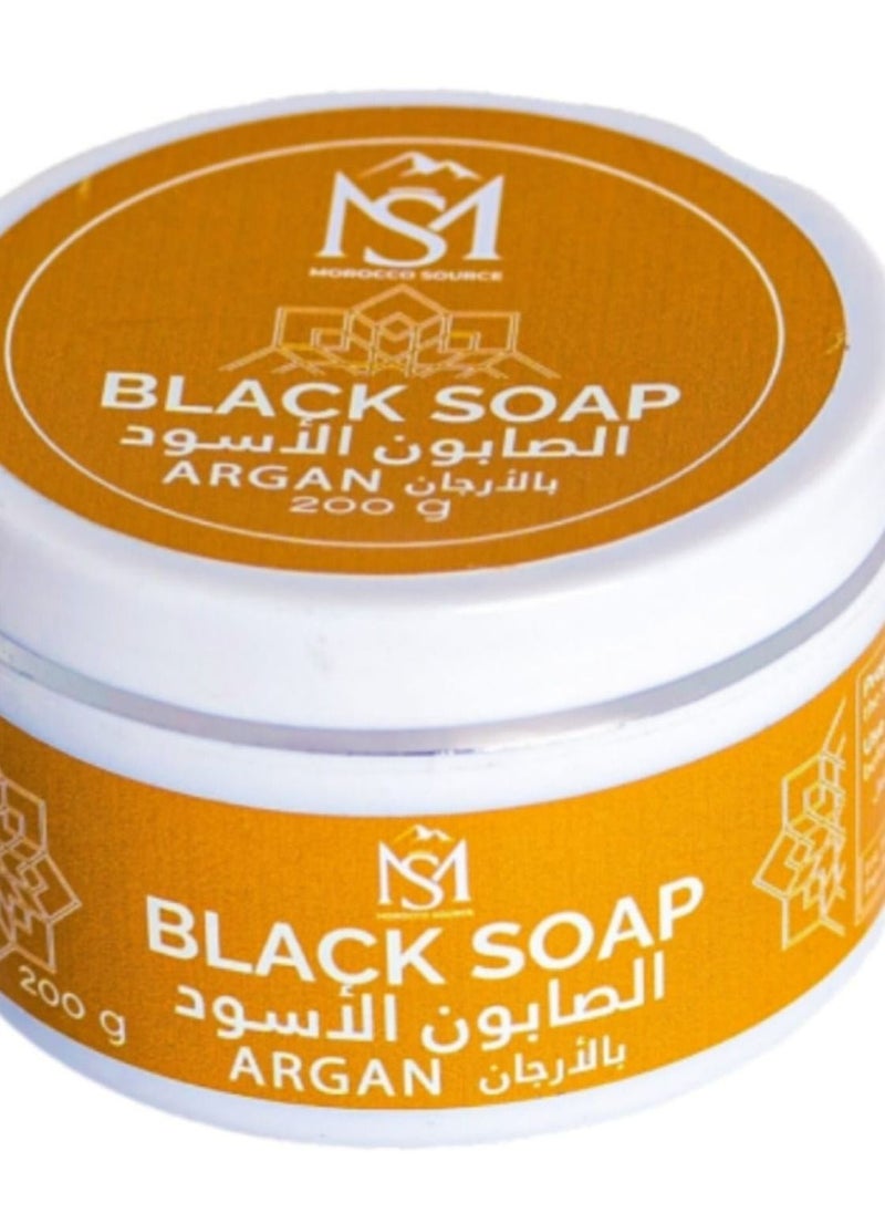 Moroccan Black Soap with Argan 200 grams - pzsku/Z43B9C1E0F20ACA9A1BA0Z/45/_/1693743592/e7719532-a372-4ea7-9c26-10e70a28b1b4