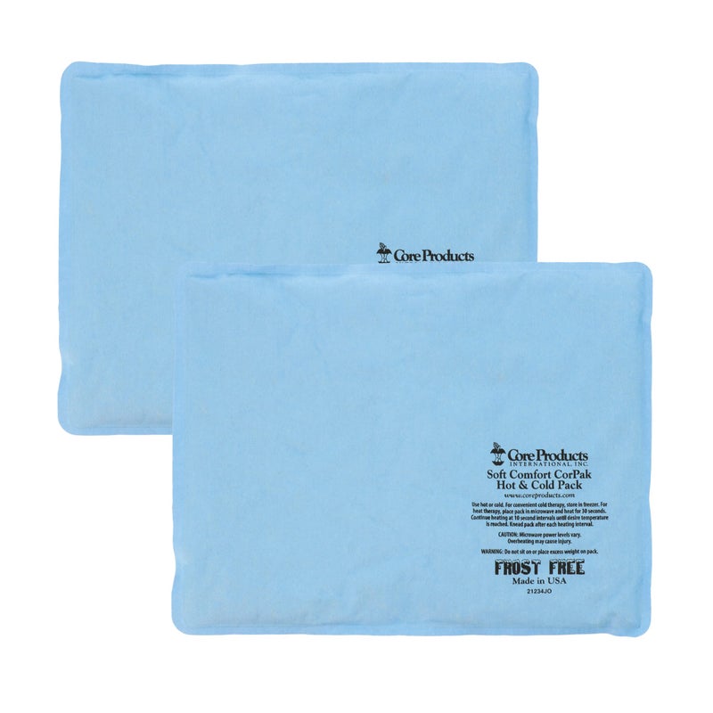 Core Products Soft Comfort CorPak, No Frost Hot and Cold Therapy Pack - 10" x 13", Made in The USA- 2 Pack - Image 1