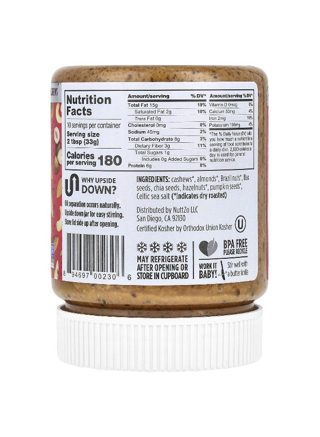 Nuttzo, Power Fuel, 7 Nut & Seed Butter, Crunchy, 12 oz (340 g) - Image 2
