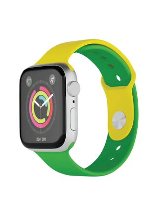 Silicone Smart Watch Strap / Hypoallergenic Band / Easy to Install and Remove- Green/Yellow - pzsku/Z43B9E47FC7E55D955E54Z/45/_/1733390949/3ea572ff-9ac0-48c8-bd00-01eab3c605a8