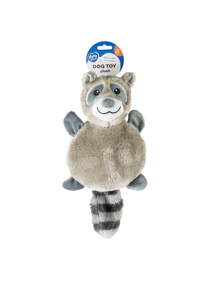 Duvo + Duvo+ Plush Racoon Mega Squeaky Dog Toy 38x21x10cm Grey - Image 1