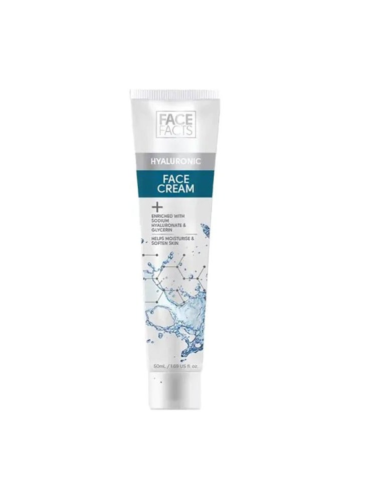 facefacts Hyaluronic Facial Cream 50 ml  - Image 1