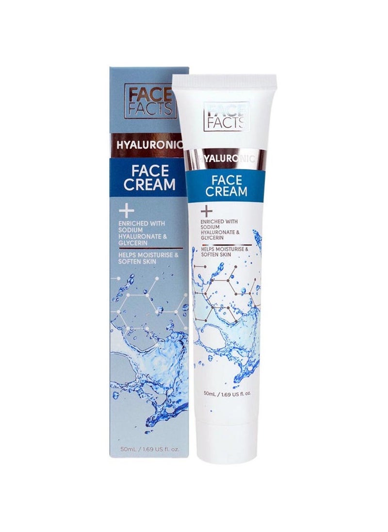 facefacts Hyaluronic Facial Cream 50 ml  - Image 2