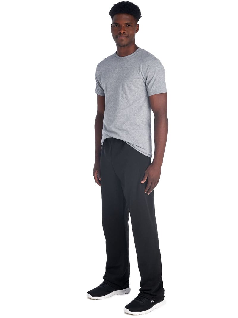 Jerzees Men's Fleece Sweatpants, Black, XXX-Large, 3X-Large - Image 3
