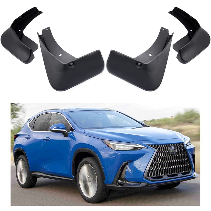 MOERTIFEI Car Mudguard Mud Flaps Splash Guard Fender Compatible with 20222024 Lexus NX 250 350 350h 450h