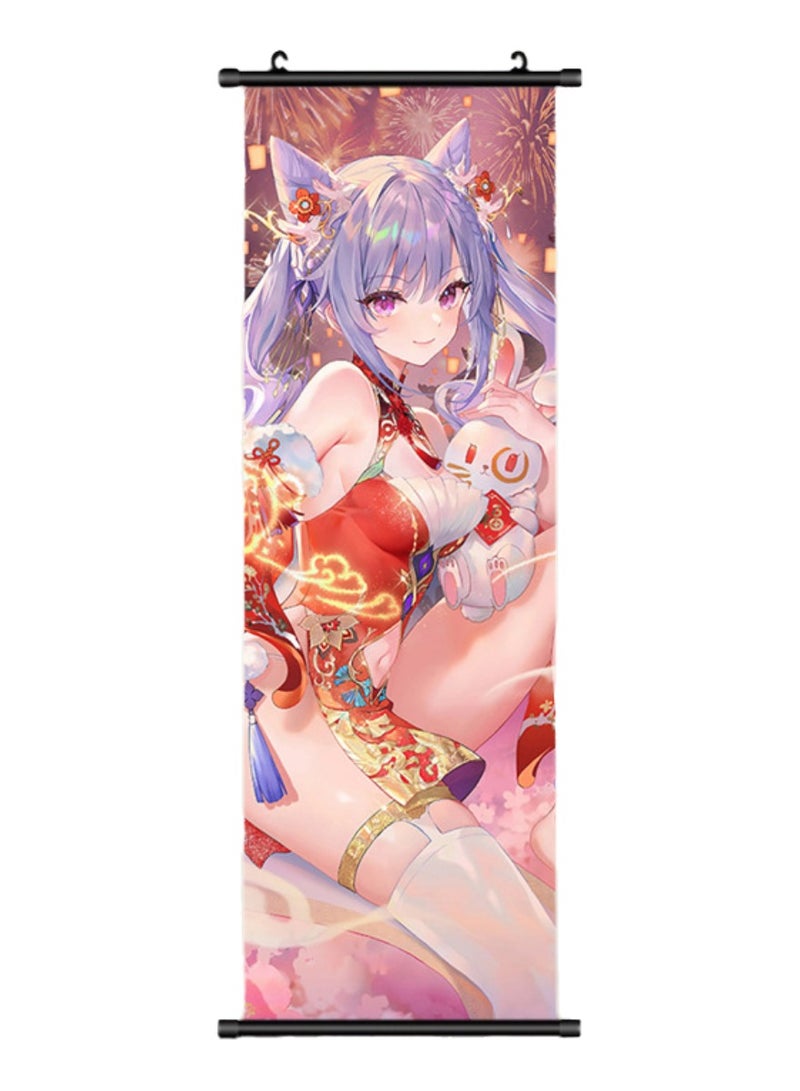 Genshin Impact Character Hanging Scroll Painting Bedroom Mural Home Decoration Painting Two-dimensional Comic Exhibition Poster (YS-4)  - Image 1
