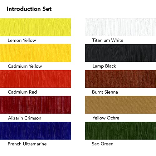 Daler Rowney Georgian 10-Tube Introductory Artist Oil Paint Set - Painting Set for Canvas Paper and More - Oil Painting Supplies for Artists and Students - Oil Paints for All Skill Sets - Image 3