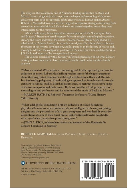 Bach and Mozart: Essays on the Enigma of Genius