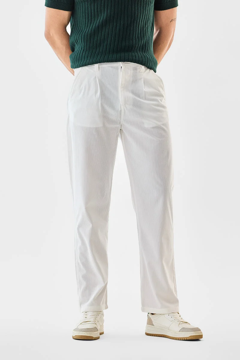 SNITCH Corduroy Straight Fit Trousers