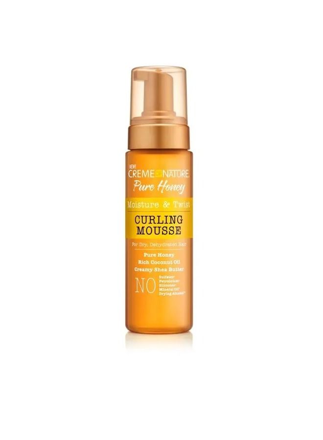 Creme of Nature Pure Honey Moisture & Twist Curling Mousse 7 Oz - Image 1