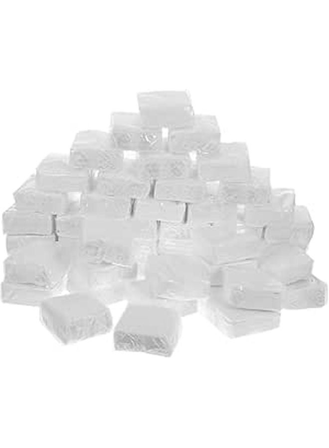 50 قطعة مناديل ورقية سميكة وناعمة مصنوعة من لب الخشب للاستخدام مرة واحدة للفنادق والمطاعم والحفلات والحمامات ومناشف اليد المنزلية - Image 1