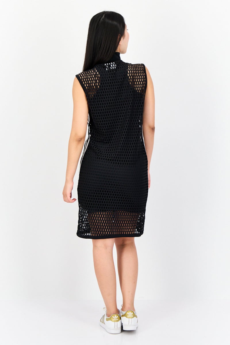 adidas Originals Women 2 In 1 Sportswear Fit Sleeveless Outdoor Dress, Black  - Image 5