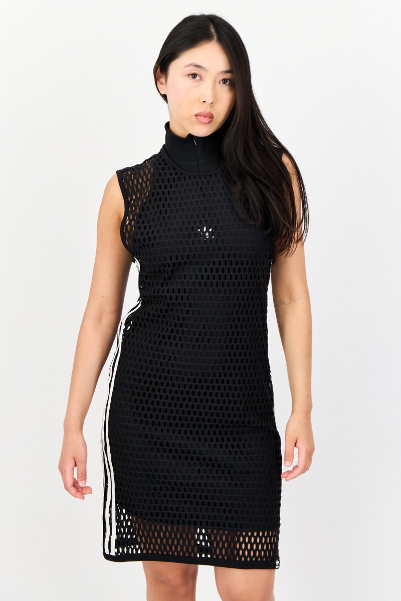 adidas Originals Women 2 In 1 Sportswear Fit Sleeveless Outdoor Dress, Black  - Image 3