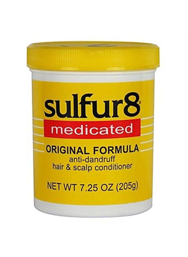 Sulfur 8 بلسم الشعر وفروة الرأس المضاد للقشرة الطبي، التركيبة الأصلية، 7.25 أونصة