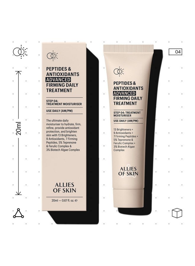 ألايس أوف سكن الببتيدات ومضادات الأكسدة علاج يومي متطور لشد البشرة مع 13 مادة تفتيح و9 مضادات أكسدة و7 ببتيدات لشد البشرة 5% تيبرينون ومركب الفيروليك و3% مركب طحالب التكنولوجيا الحيوية 20 مل/ 1.6 أونصة - Image 1