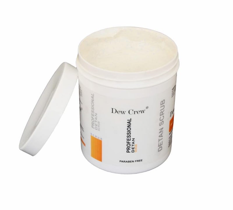 Generic Dew Crew Professional Tan Removal Brightening Revitalizing Scrub Gentle Exfoliation Smooth Clear Complexation Suitable for All Skin Types Blund With Kojic Milk 450gm  - Image 2