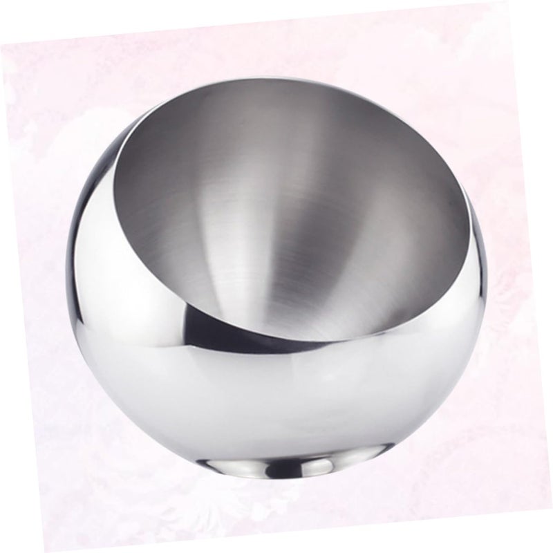 Stainless Steel Angled Sauce Bowl For Condiments Fruit Buffet Serving Easy Clean - Image 5