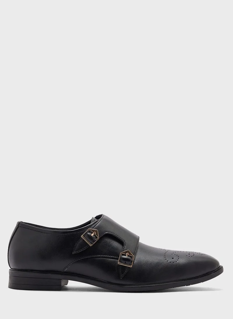 Robert Wood Monk Strap Formal Slip Ons