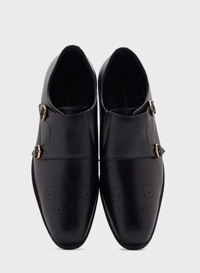 Robert Wood Monk Strap Formal Slip Ons