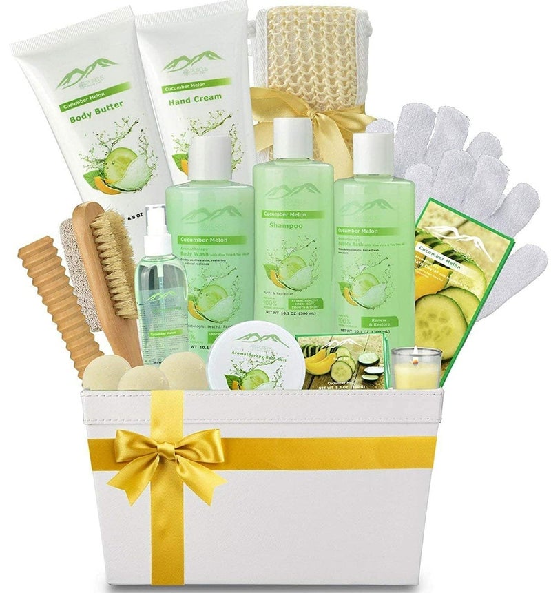 Spa Gift Baskets for Women Valentines Gift Basket  Holiday Gift Spa Set Bed and Bath Body Works Gift Baskets for Women XXL