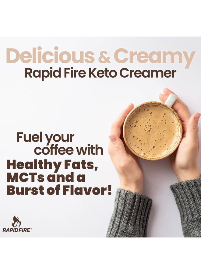 Rapid Fire Ketogenic Creamer Original Flavor - 240 Grams (20 Servings) Healthy Mixer For Coffee Or Tea, Supports Energy & Metabolism, Keto & Paleo Friendly - Image 5