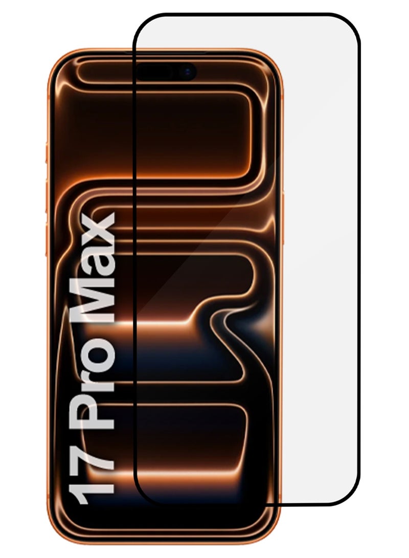 CATANES Screen Protector for iPhone 17 Pro Max - 3D Full Coverage 9H Tempered Glass Bubble-Free Installation High Protection Scratch Resistant - Image 3