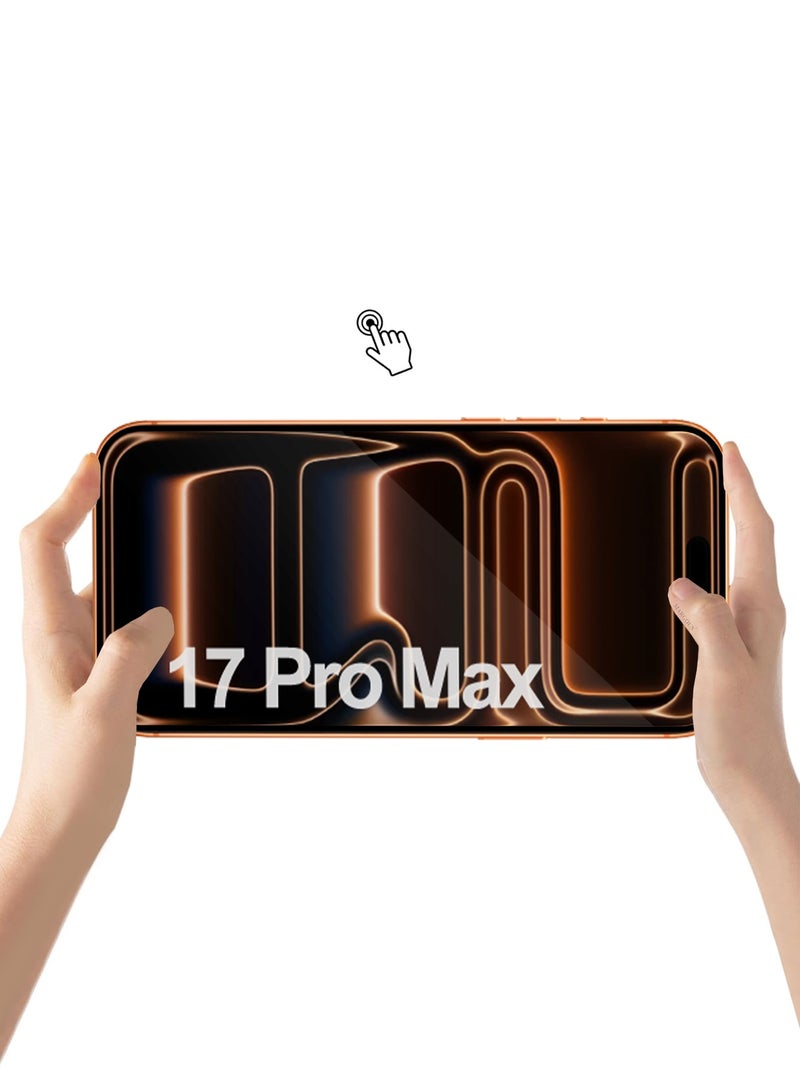 CATANES Screen Protector for iPhone 17 Pro Max - 3D Full Coverage 9H Tempered Glass Bubble-Free Installation High Protection Scratch Resistant - Image 5