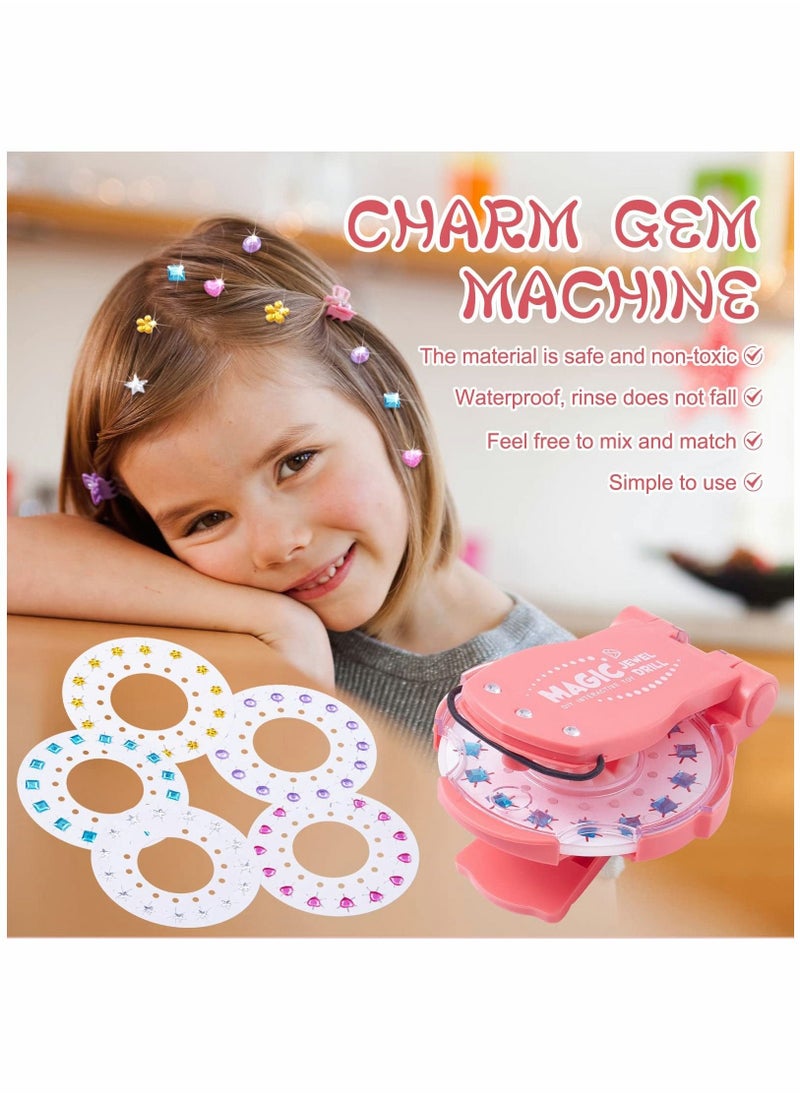 Blingbling Hair Gems, Ultimate, Radiance, Glam Collection, Comes with Glam Styling Tool, 75 Gems 5 Colors, Refill Gems, Rhinestone Sticker Tool Kit with Rhinestones, Hair Gems, or Nail Jewels - Image 3