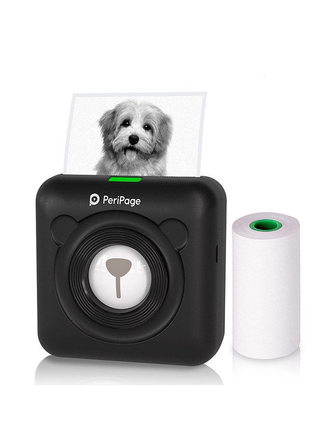 PeriPage Mini Pocket All-in-One Thermal Printer Wireless BT Picture Photo Label Memo Receipt Paper Printer AR Photo Function with USB Cable Support for Android iOS Smartphone Windows  - Image 1