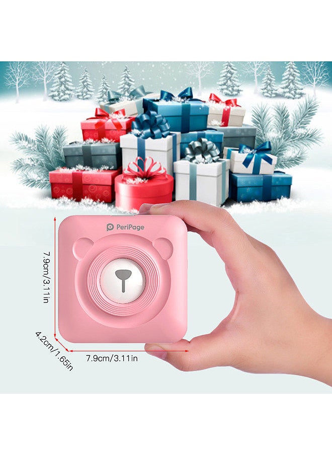 PeriPage Mini Pocket All-in-One Thermal Printer Wireless BT Picture Photo Label Memo Receipt Paper Printer AR Photo Function with USB Cable Support for Android iOS Smartphone Windows  - Image 2