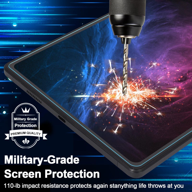 Caweet Screen Protector for T-Mobile Revvl Tab 2 Tablet 10.1 inch 2025 Released, 9H Hardness HD Tempered Glass Film Guard, 1 Pack - Image 3