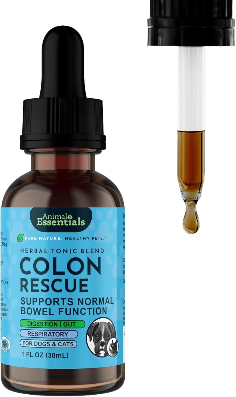 Animal Essentials Colon Rescue Herbal Tonic Blend for Dogs and Cats - 1 Fl Oz - Image 1