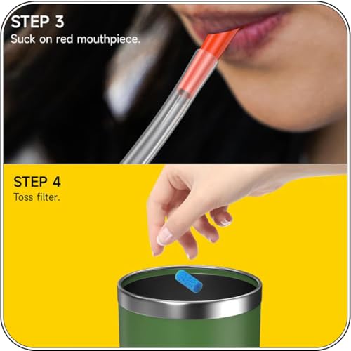 Zytiqt 2Pcs Nasal Aspirator for Baby Newborn, Baby Nose Cleaner with 20 Filters, Portable Mucus Sucker for Infant Nasal Care, Safe and Hygienic Nose Suction Pump for Kids ﻿ - Image 5