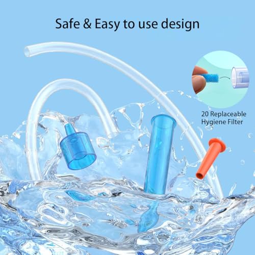 Zytiqt 2Pcs Nasal Aspirator for Baby Newborn, Baby Nose Cleaner with 20 Filters, Portable Mucus Sucker for Infant Nasal Care, Safe and Hygienic Nose Suction Pump for Kids ﻿ - Image 4