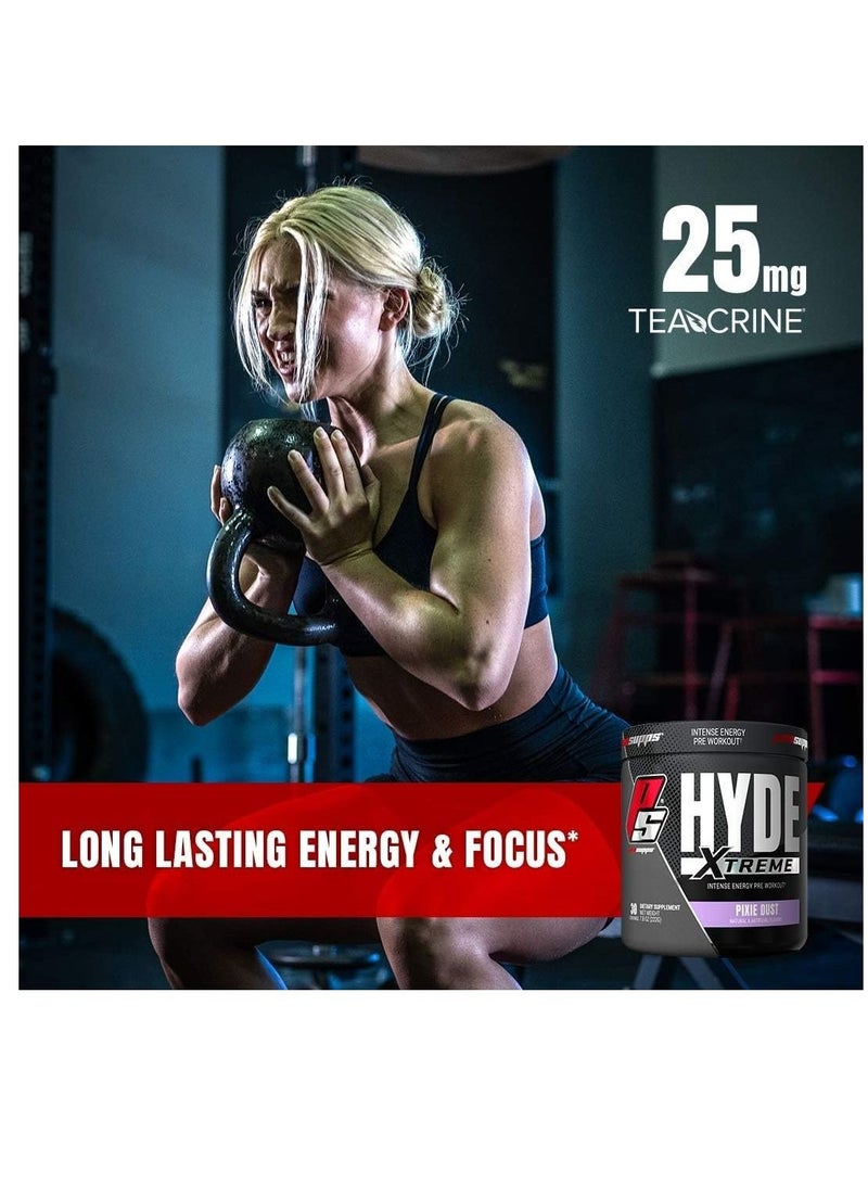 ProSupps Hyde Xtreme Intense Energy Pre-Workout Powder Pixie Dust 30 Servings - Image 5