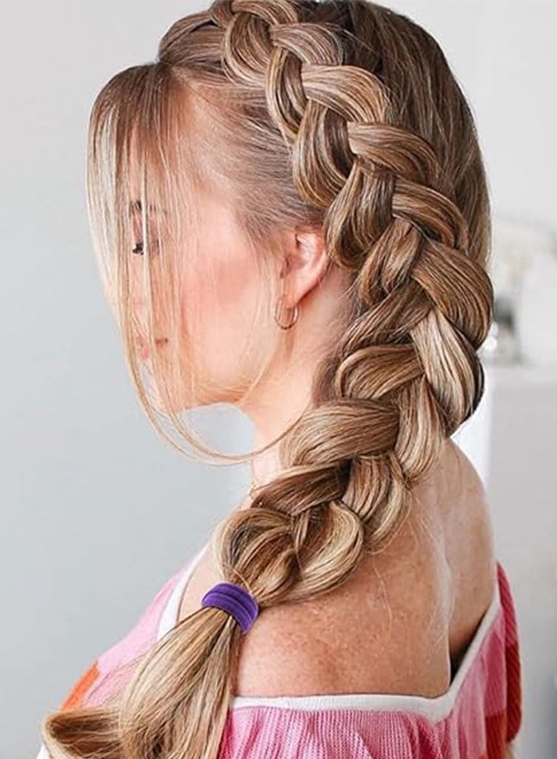 20 PCS Hair Ties, Soft Seamless Hair Bands, Ponytail Holders, Elastic Hair Ties for Women, Girls, No Damage - Image 3