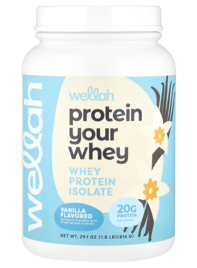 Protein Your Whey Whey Protein Isolate Vanilla 1.8 lb (816 g)