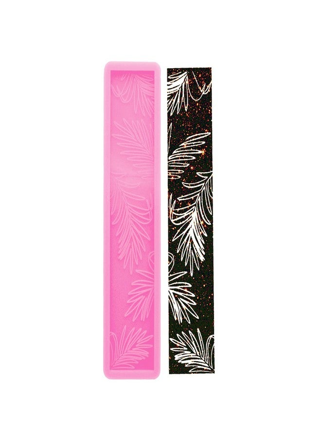 Angel Wings Shiny Rectangle Silicone Molds Bookmarks Mold Epoxy Resin Casting Mold for DIY Bookmarks Keychain Charms Making Jewelry Craft Moulds Polymer Clay Mold - Image 1