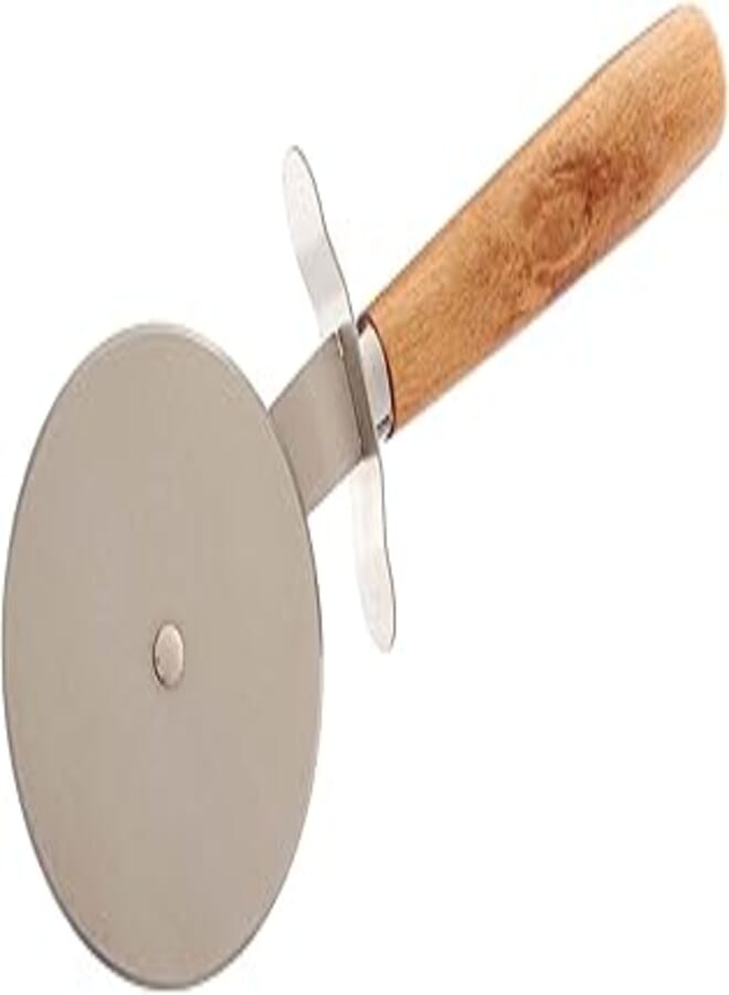 ElYassin Yasin wood hand pizza cutter 