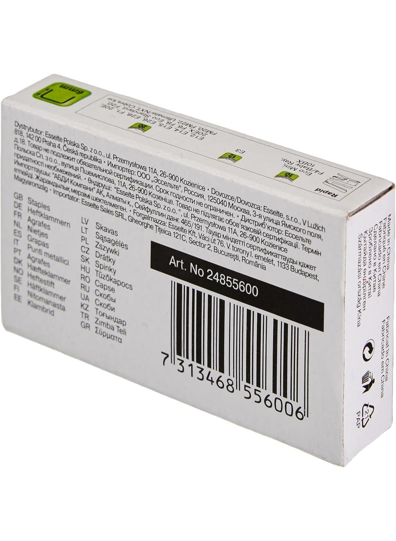Rapid 24/6mm Standard Staples Pack of 6 (6000pcs) – Office & School Use - Image 3