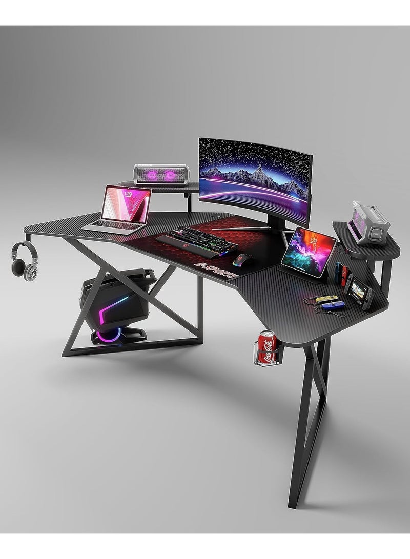 Generic Large 180cm Wing-Shaped Studio and Gaming Desk  - Image 1