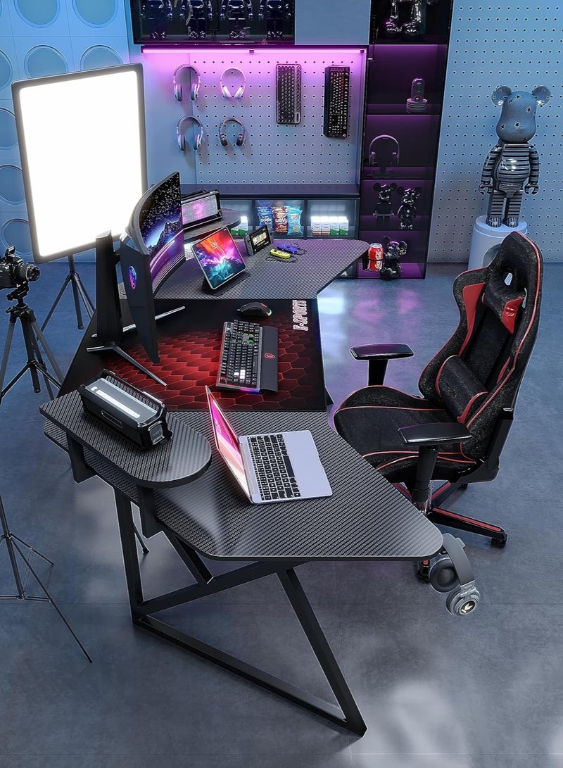 Generic Large 180cm Wing-Shaped Studio and Gaming Desk  - Image 4